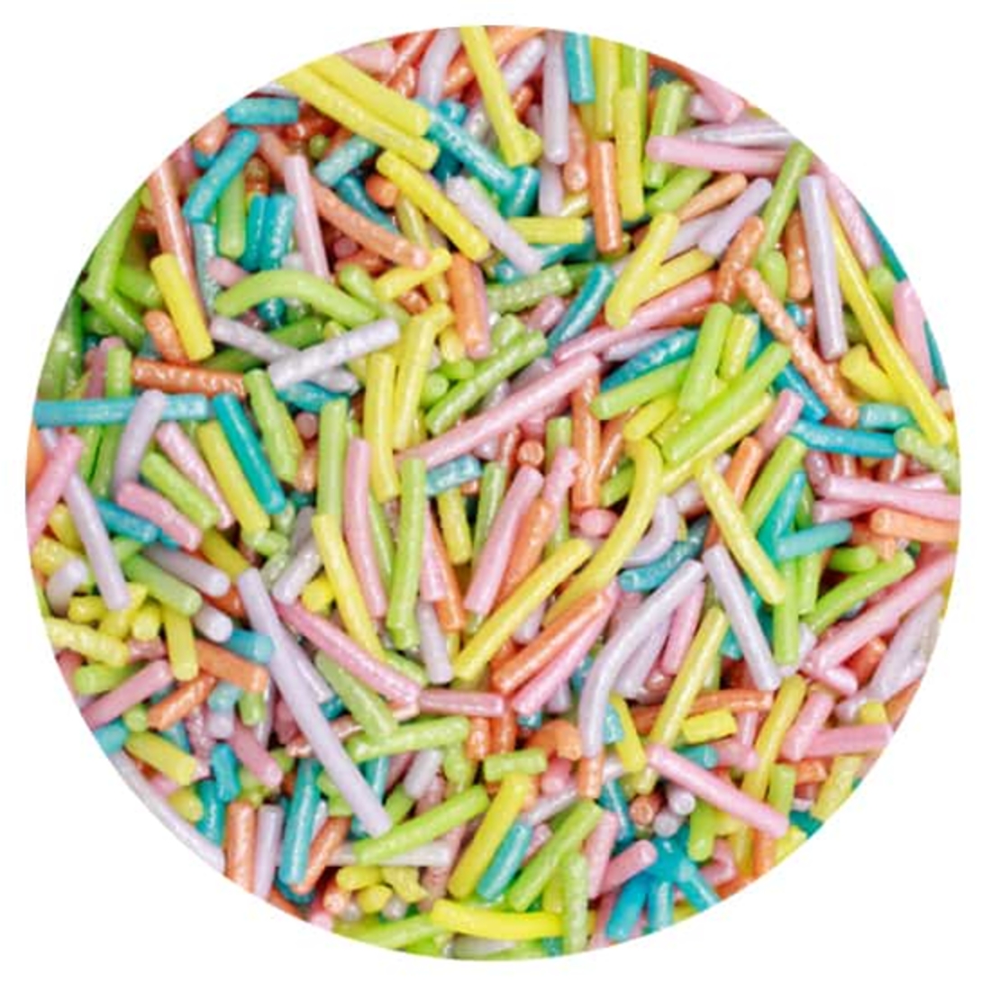 סוכריות איטריות ארוכות פסטל צבעוני 65 גרם