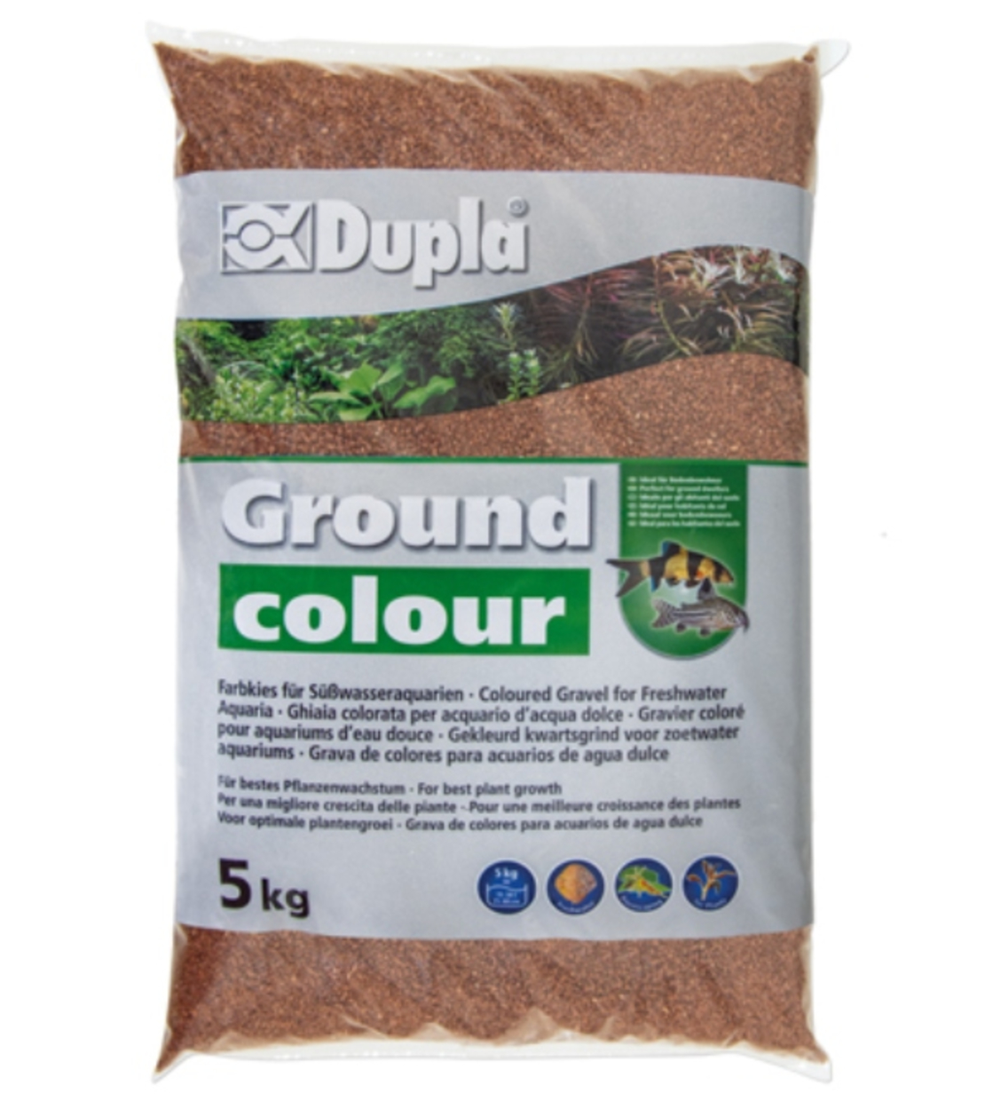 Dupla Ground colour Brown Earth 5kg | חצץ בצבע חום אדמה