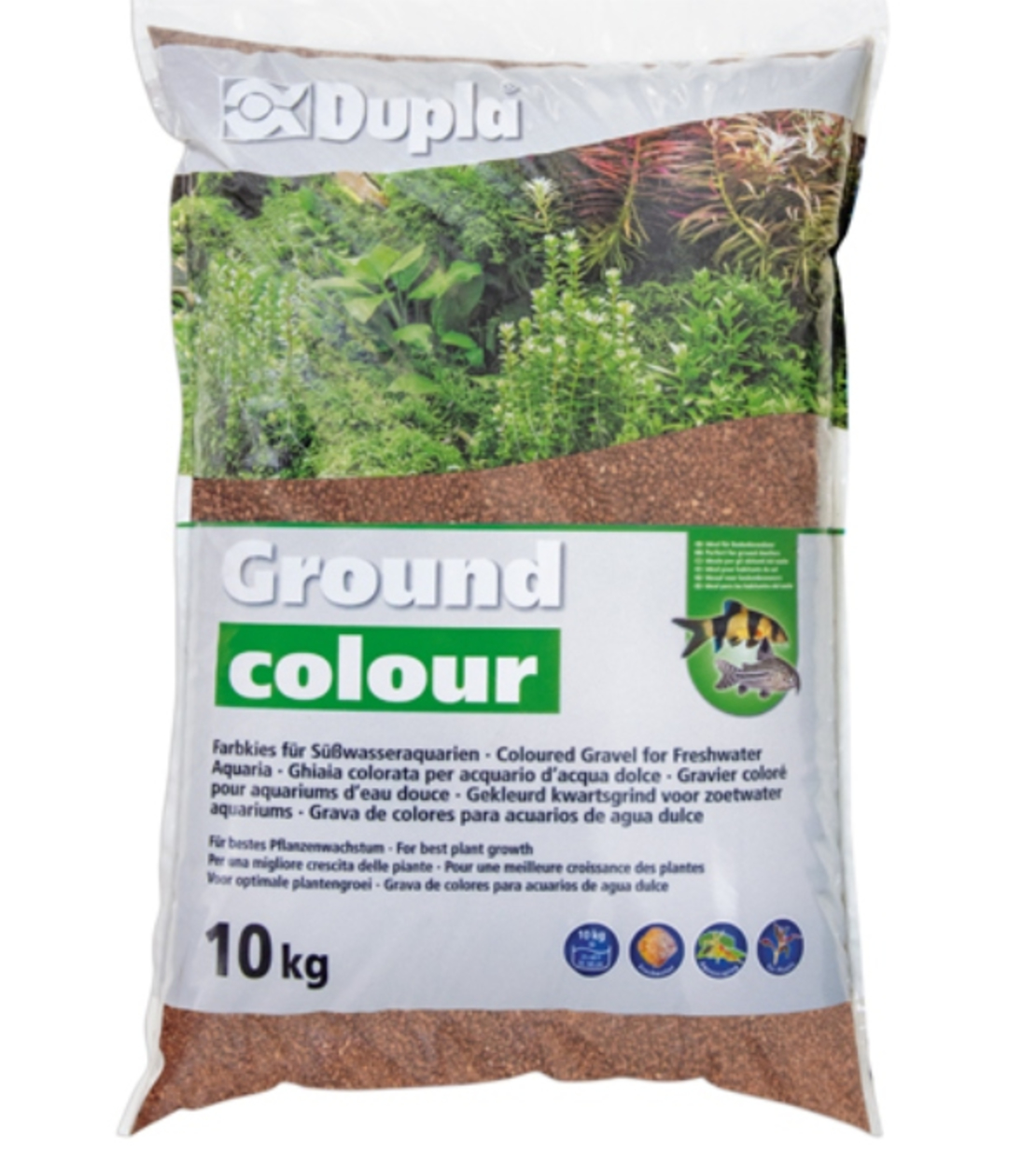 חצץ בצבע חום אדמה | Dupla Ground colour Brown Earth 10kg