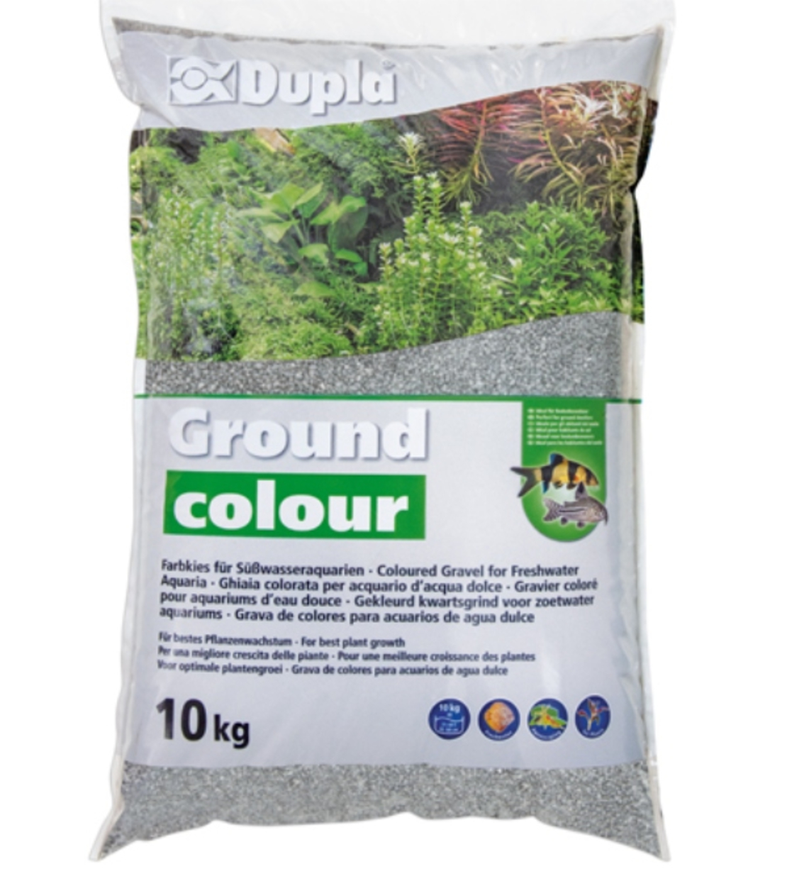 חצץ בצבע אפור הררי בהיר | Dupla Ground colour Mountain Grey 10kg