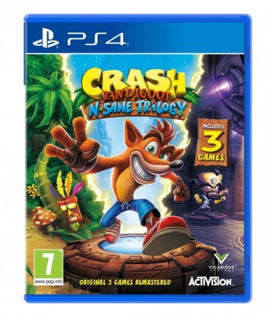 משחק Crash Bandicoot N Sane Trilogy ל- PS4