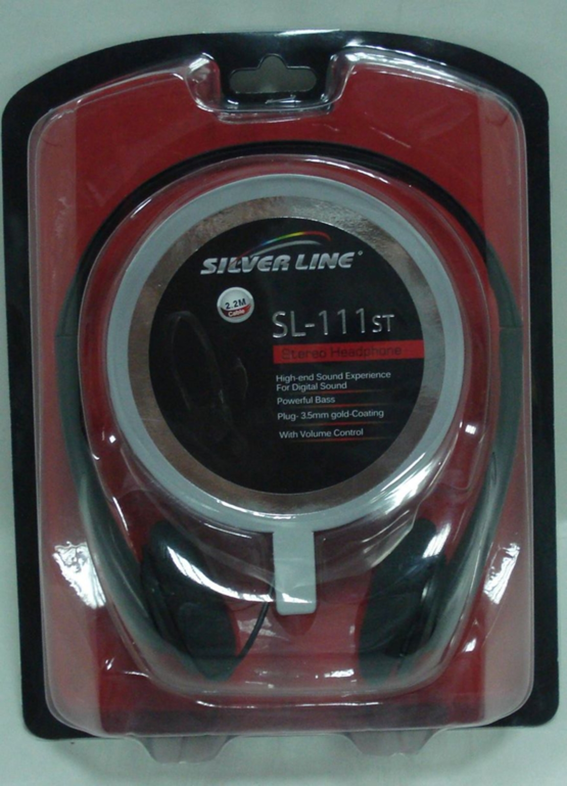 אוזניות סטריאו עם שליטת עוצמה Silver Line SILVERLINE