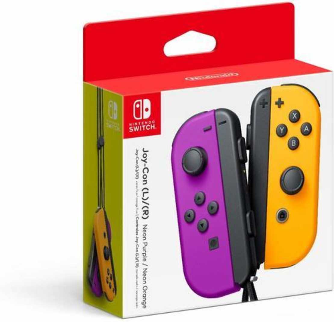Nintendo Switch Joy-Con Pair Neon Purple /Orange