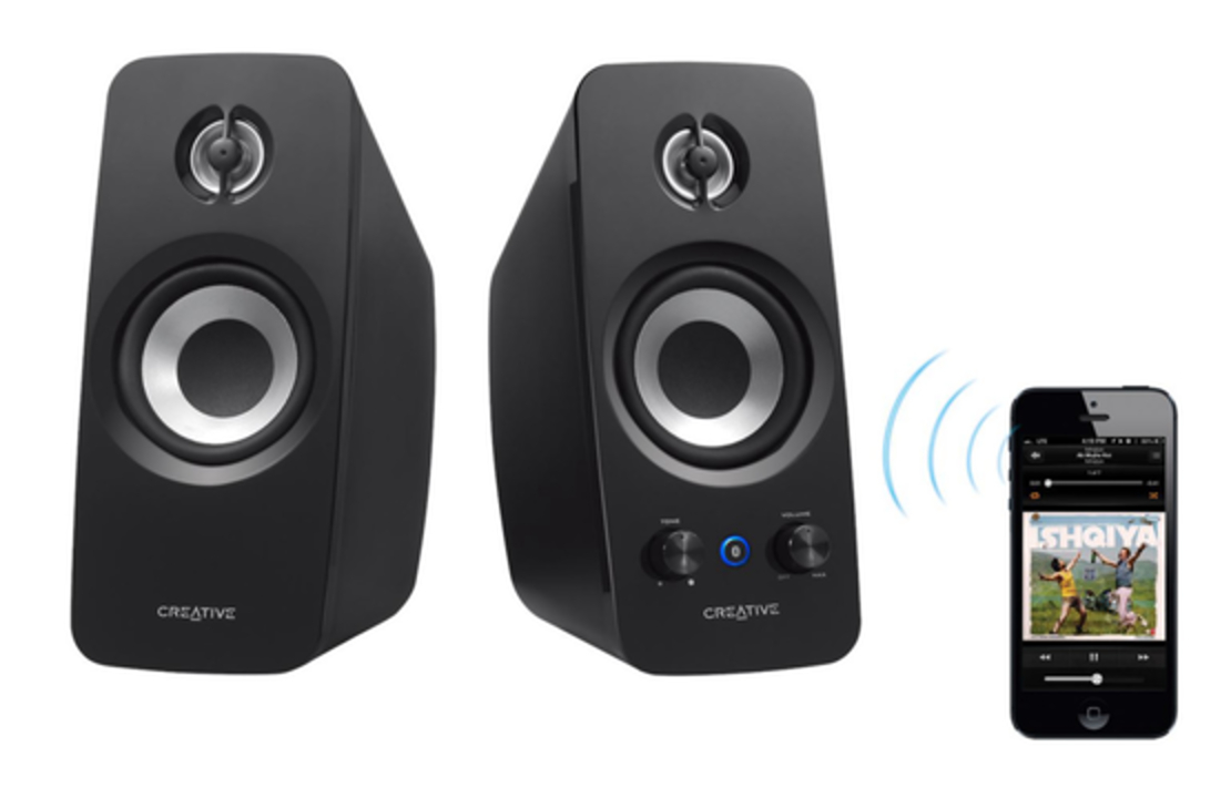 רמקולים Creative T15 Wireless - 2.0 Wireless Bluetooth® Speakers