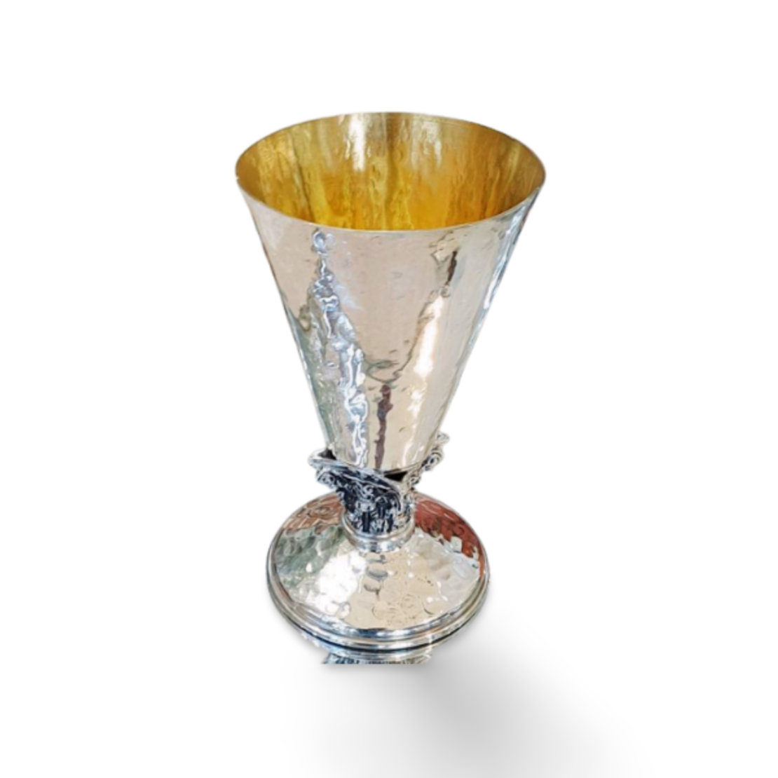 Ezra Kiddush Cup, pure silver