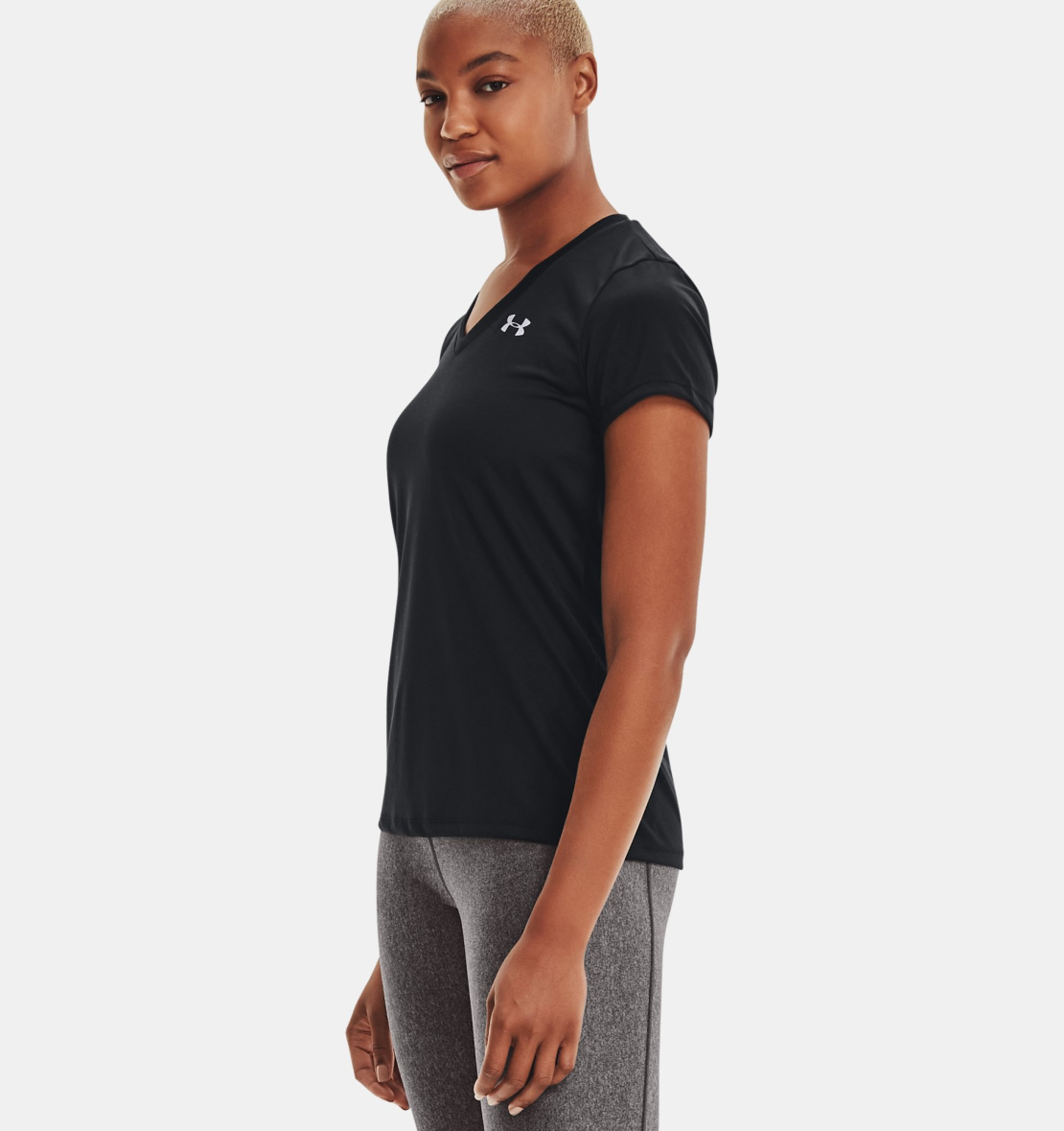 חולצת אנדר ארמור לנשים, UA Tech V-Neck T-Shirt