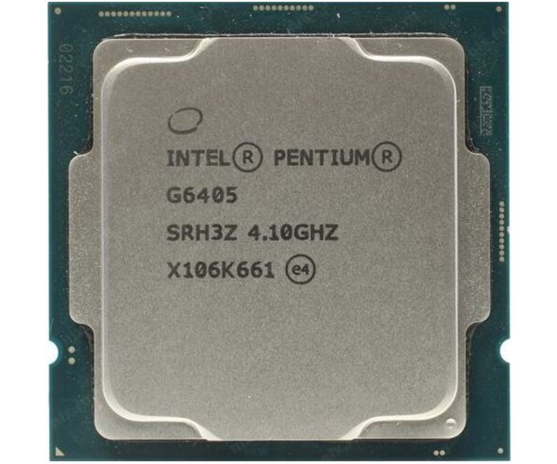 מעבד דור 10 Intel Pentium Gold G6405 Tray 4.1GHZ Dual Core