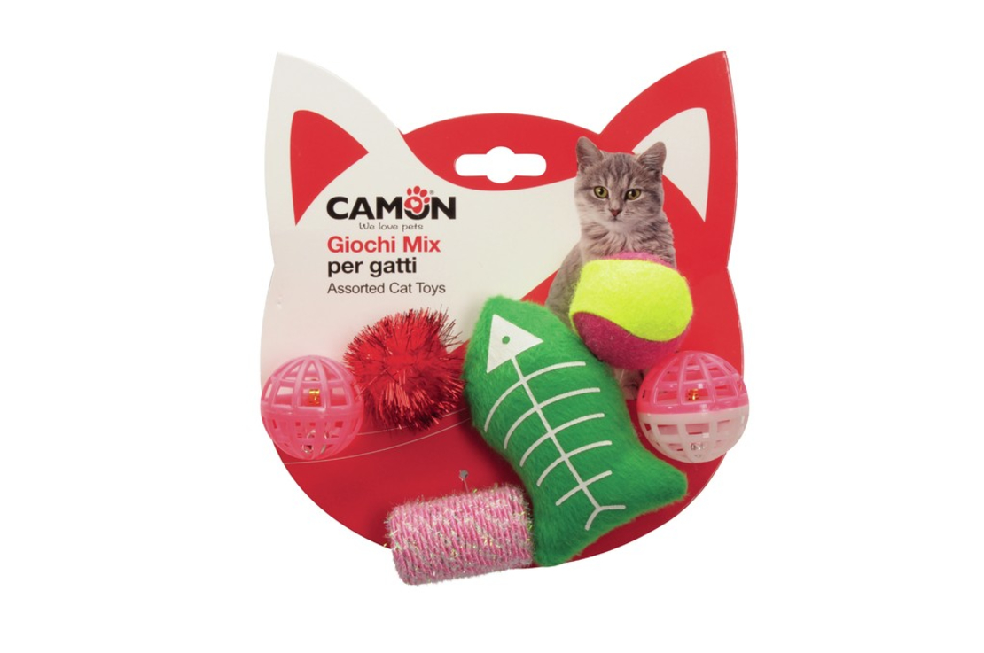 סט שישה צעצועים לחתול - CAMON
