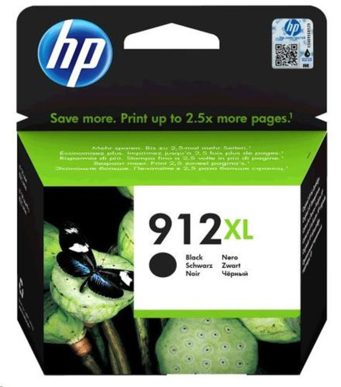 ראש דיו שחור מקורי HP 912XL