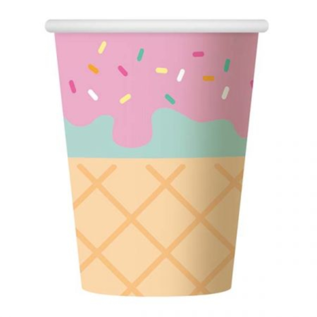 כוסות נייר 8יח-גלידה