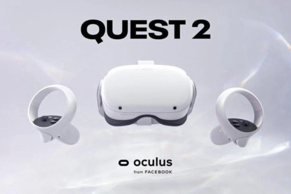 באנדל Oculus Quest 2 128GB + LINK CABLE + נרתיק נשיאה Facebook