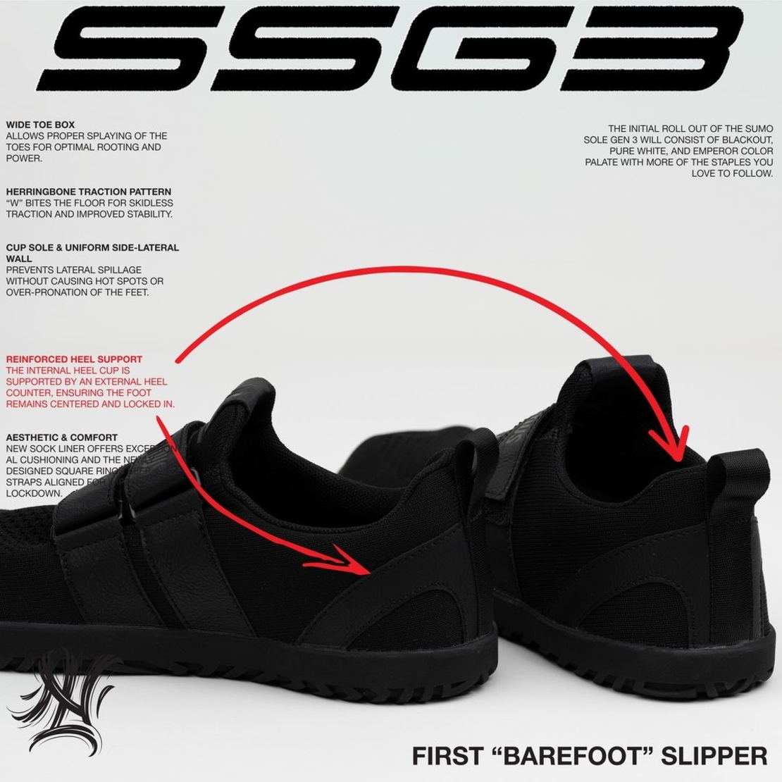 נעלי פאוורליפטינג NOTORIOUS LIFT SSG3 - BLACKOUT