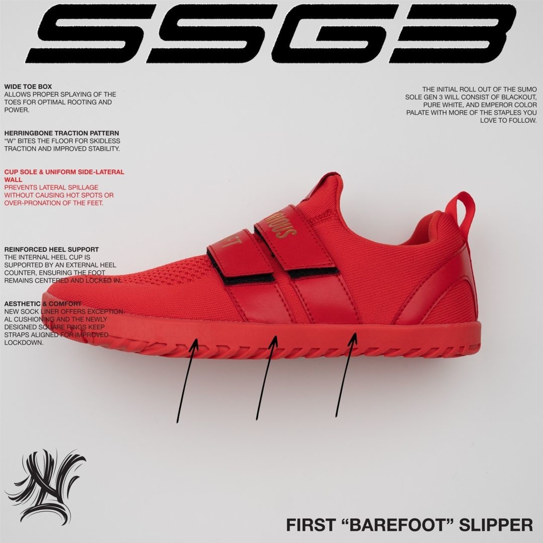 נעלי פאוורליפטינג NOTORIOUS LIFT SSG3 - EMPEROR