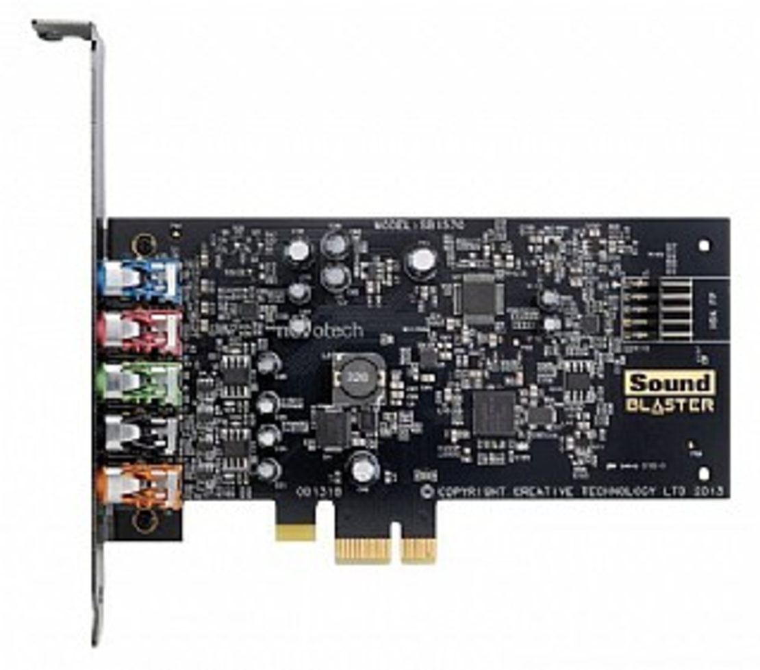 כרטיס קול 5.1 PCIe Sound Card with SBX Pro Studio