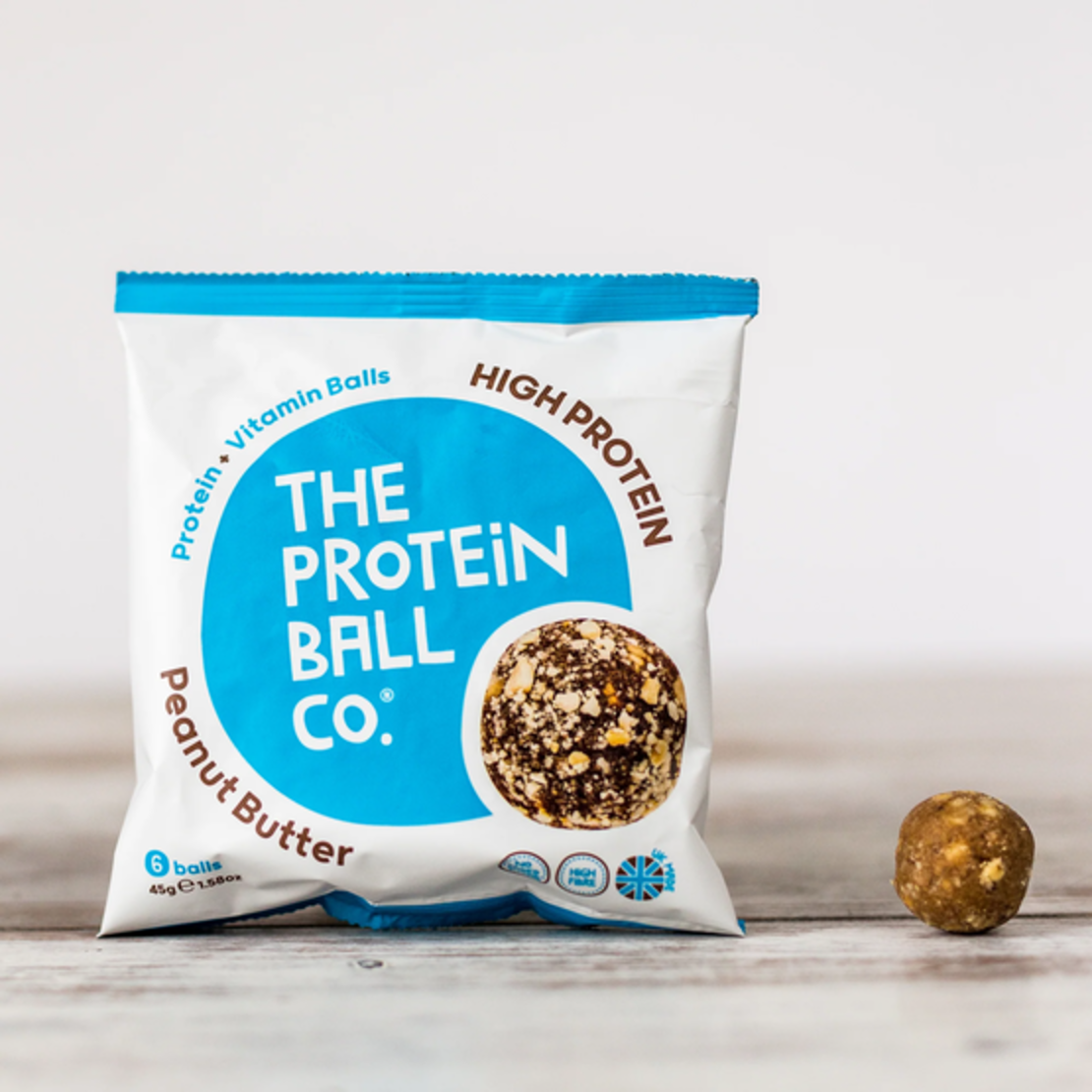 חטיפי חלבון בטעם חמאת בוטנים Protein Ball Co