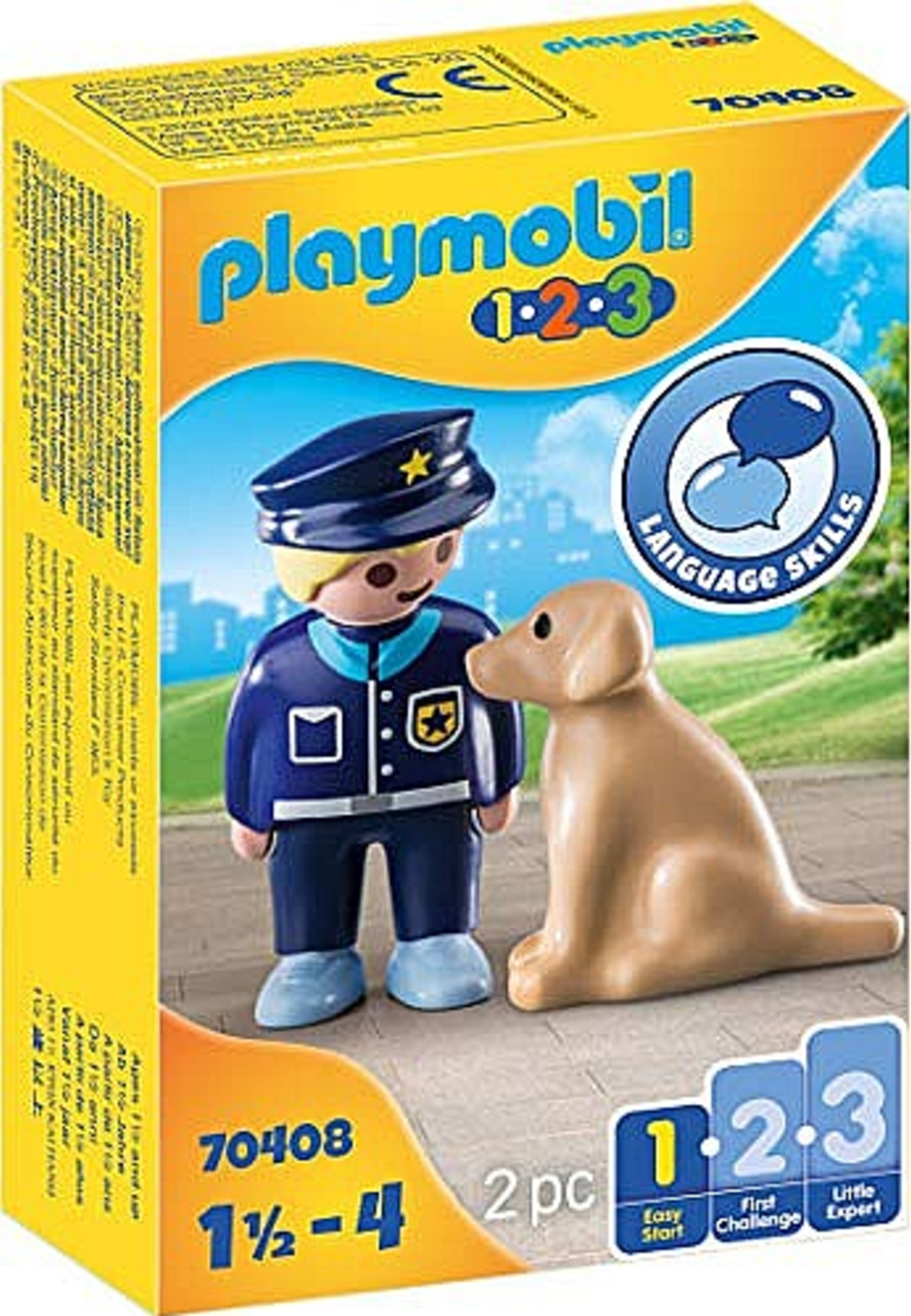 פליימוביל 70408 - שוטר וכלב לפעוטות