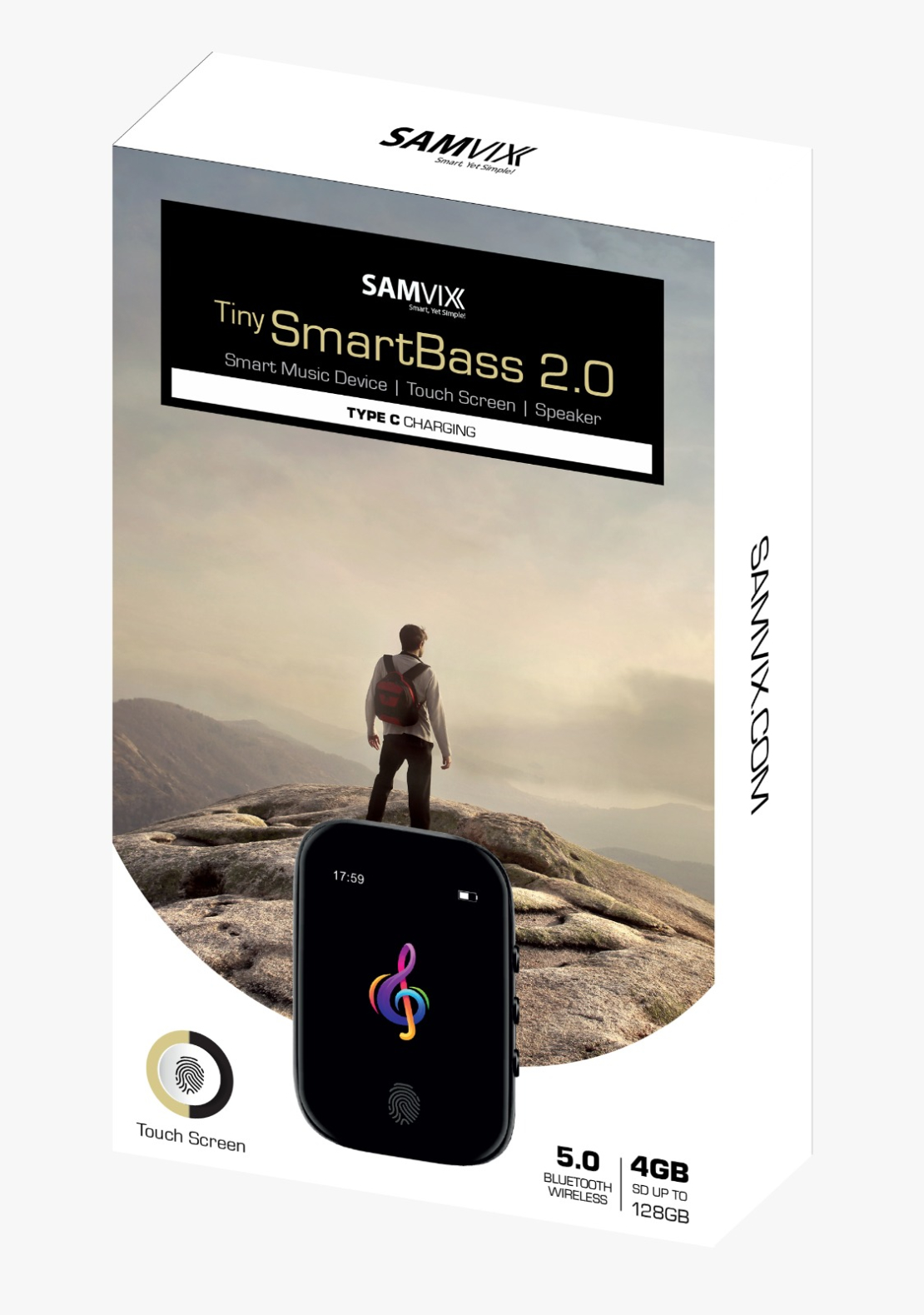 נגן MP3 טייני סמארטבאס 2.0 | TINY SMARTBASS 2.0 SAMVIX