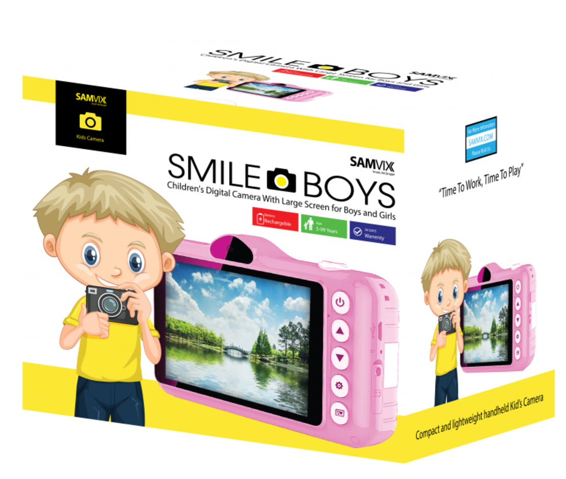 מצלמת ילדים סמייל בויז סאמויקס SMILEBOYS SAMVIX