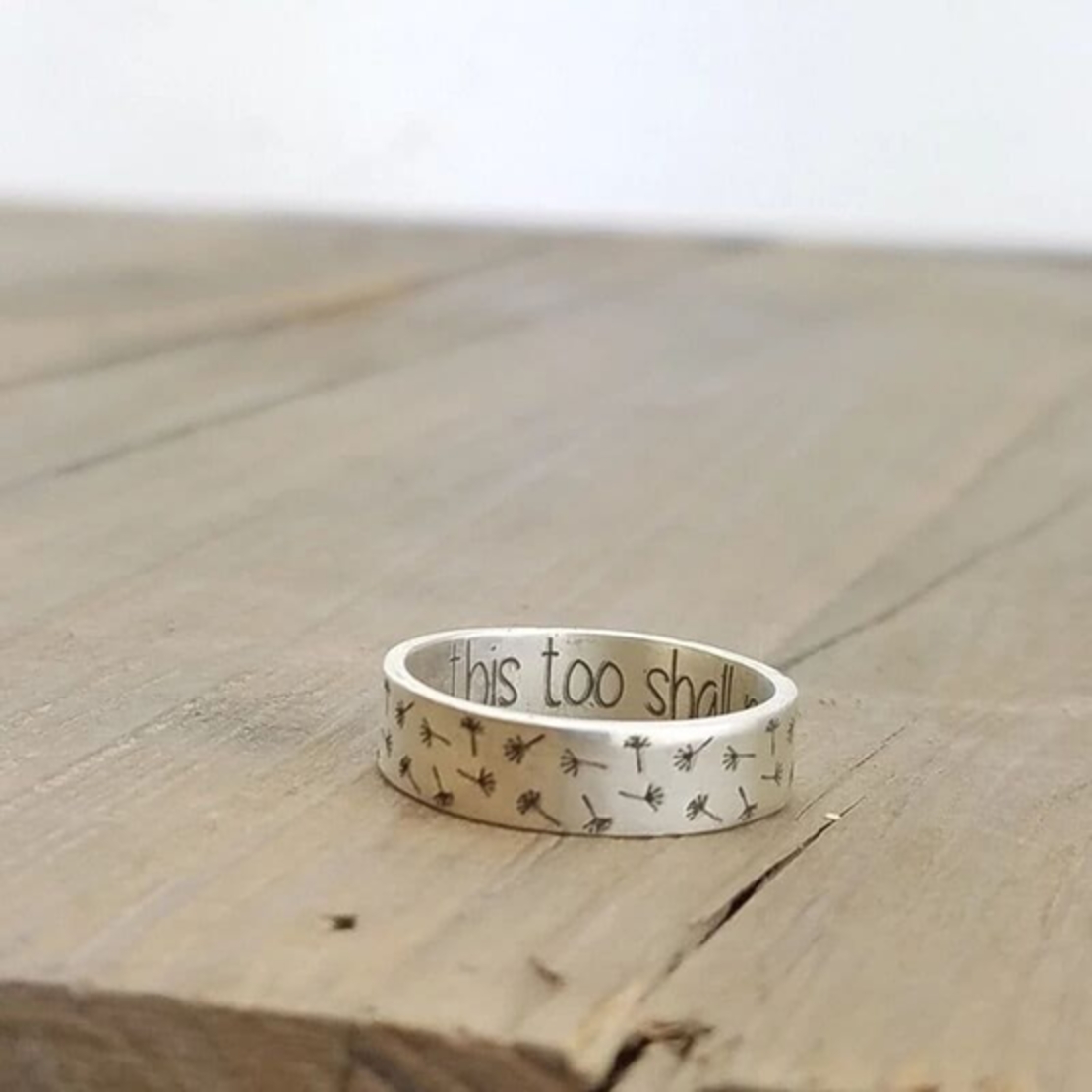 Dandelion Ring - Mushroom Design, Retro Simple , Unique Nature-Inspired Jewelry, Perfect Gift for Mycology Lovers - FungiFly