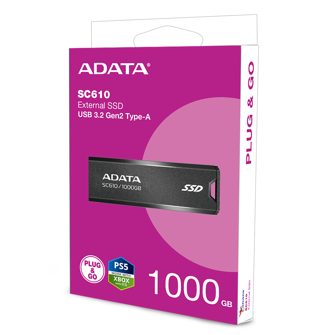 כונן דיסק חיצוני ADATA SC610 external SSD 1TB