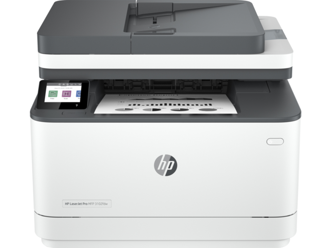 מדפסת ‏לייזר ‏משולבת HP LaserJet Pro MFP 3102fdwe 3g630e