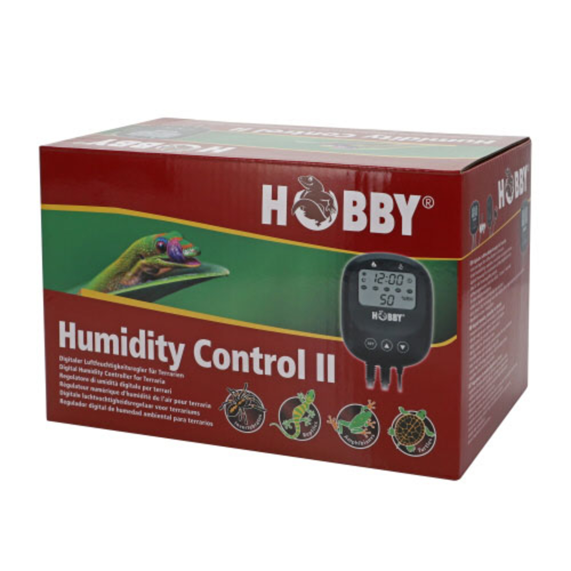 בקר לחות דיגיטלי לזוחלים, הובי | Humidity Control II