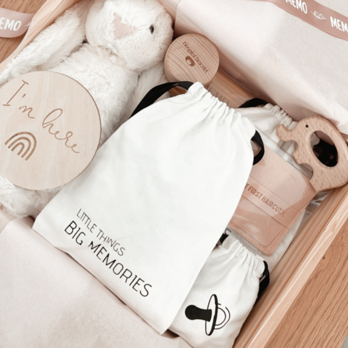 BABY FIRST MEMORIES BOX - קופסת זיכרונות לתינוק (בהרכבה)
