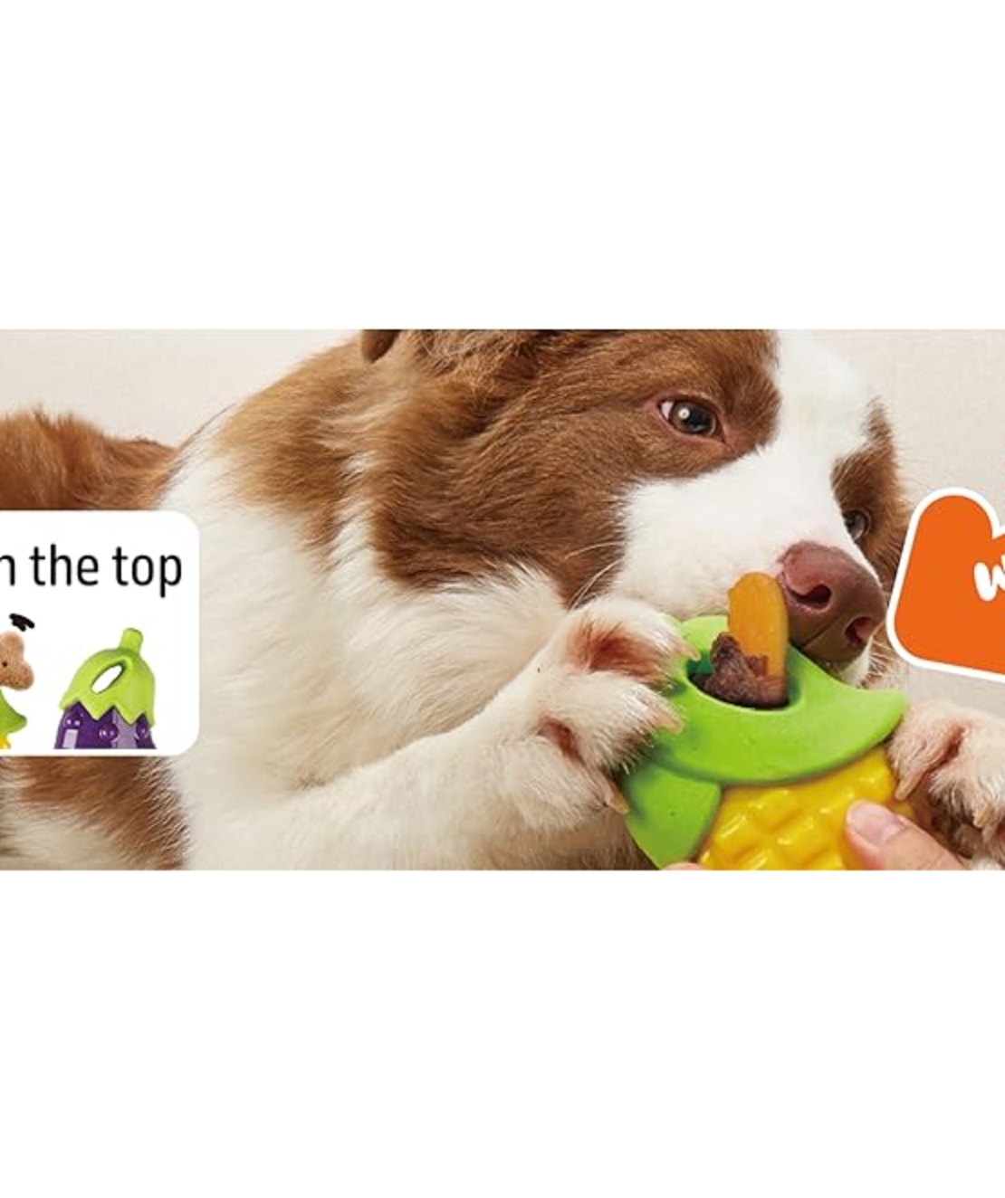 פופוס צעצוע תירס מצפצף לכלבים FOFOS