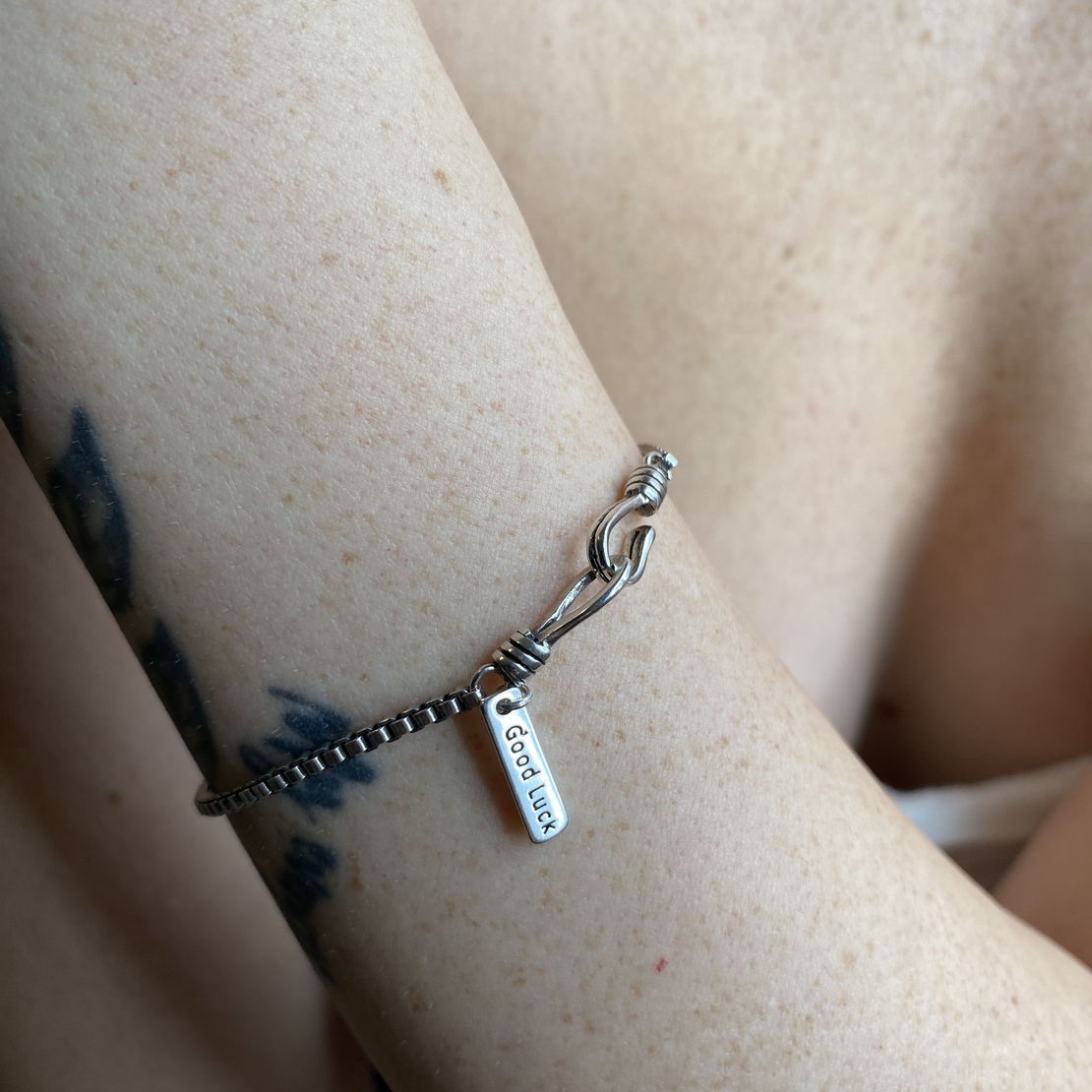 Silver good clearance luck bracelet