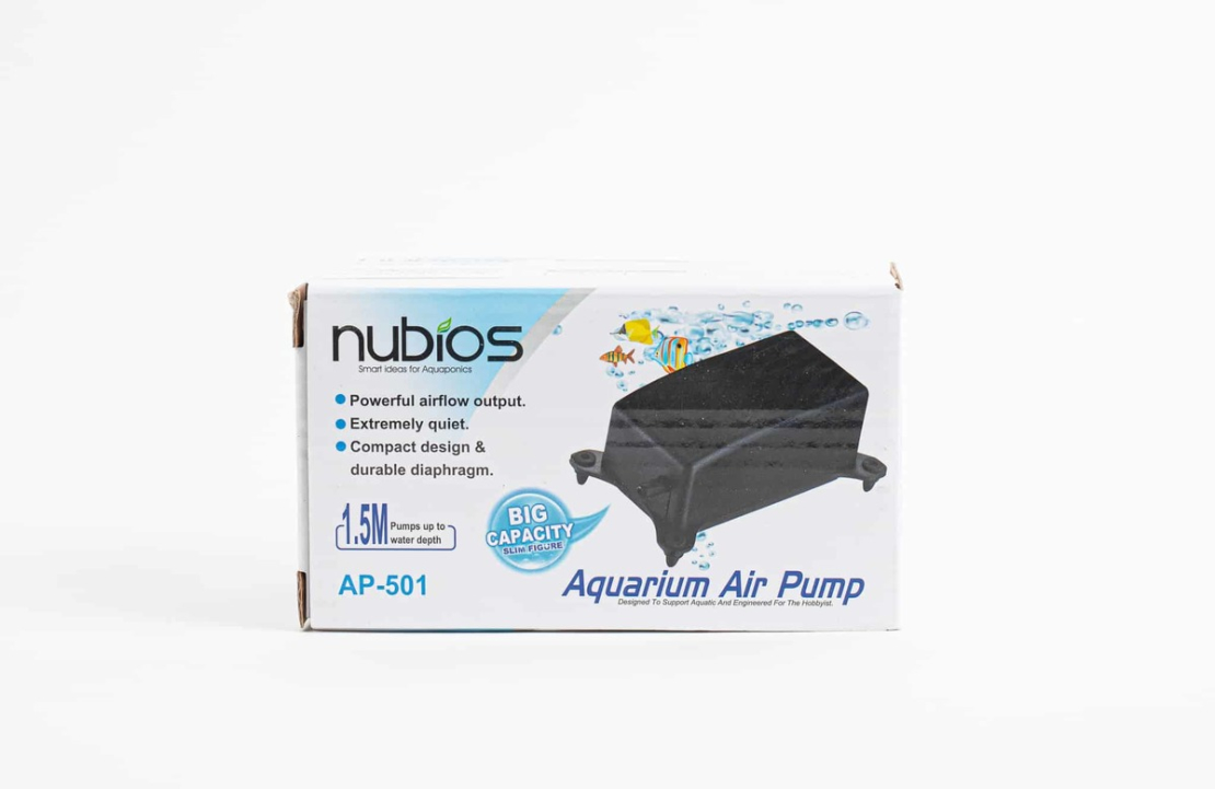 משאבת אוויר AP-501 יציאה אחת | NUBIOS aquarium air pump AP-501