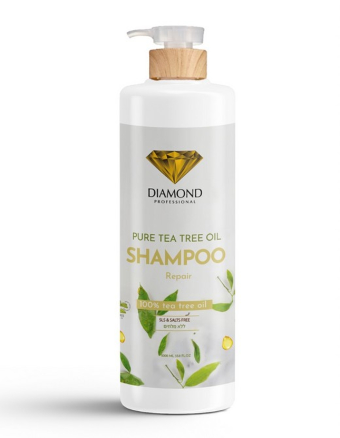 שמפו שמן עץ התה לשיער פגום 1 ליטר
