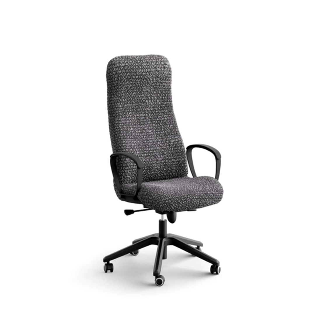 כיסוי לכיסא משרדי / גיימינג בצבע אפור כהה