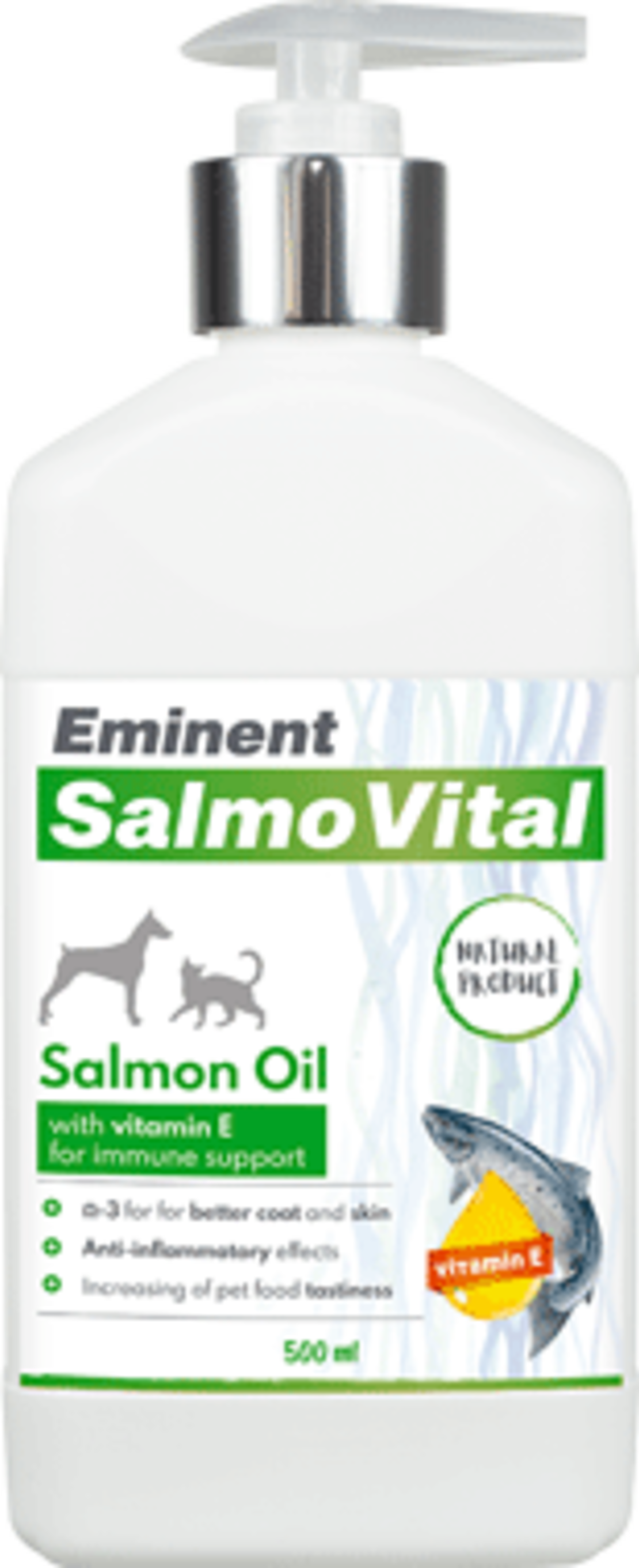 תוסף תזונה אמיננט שמן סלמון ויטל 0.5 ליטר | eminent salmon oil vital