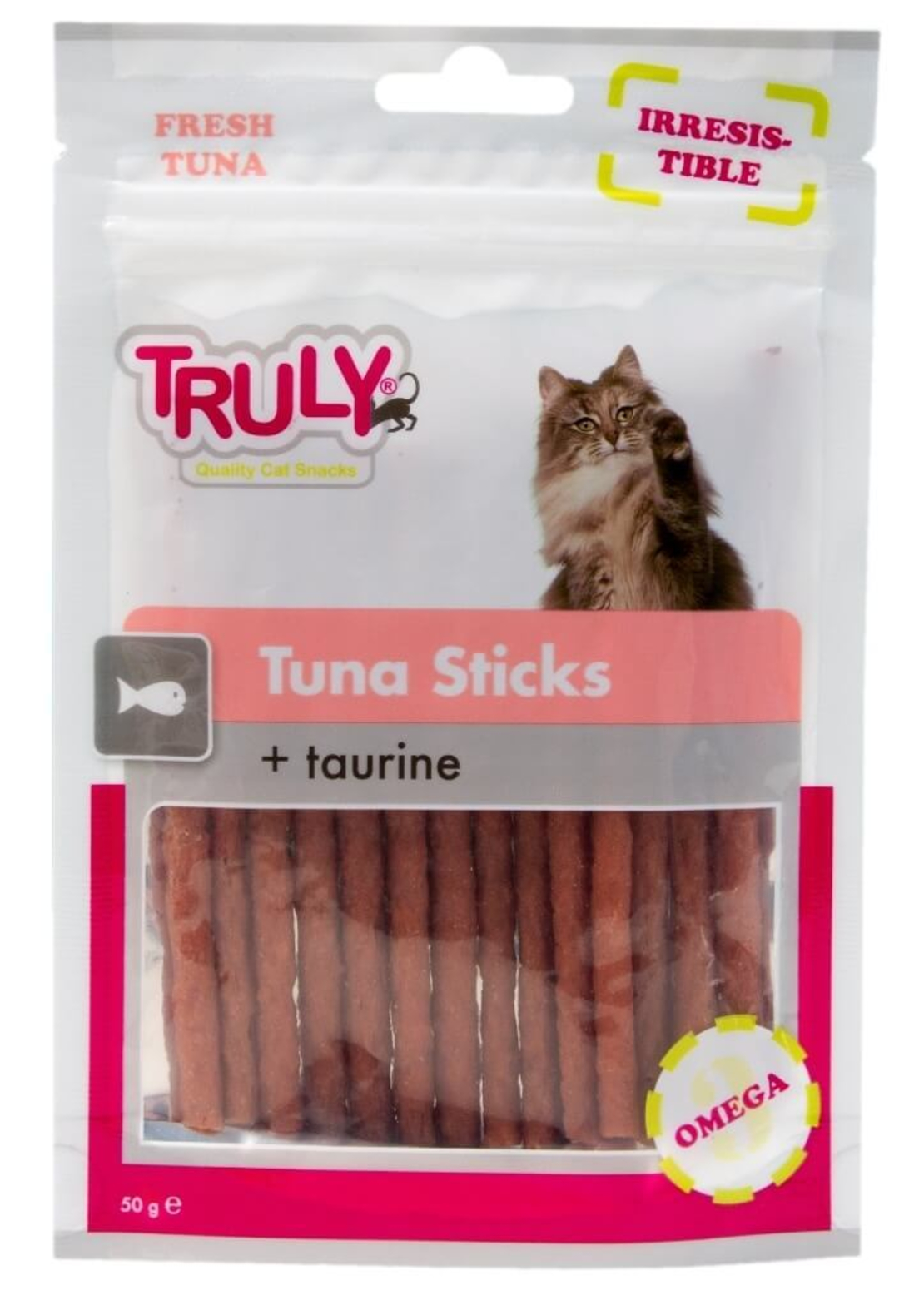 חטיף מקלות טונה לחתולים 50 ג' טרולי | Truly tuna sticks