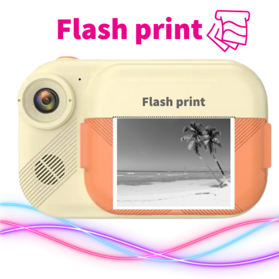 מצלמה מדפיסה Flash print