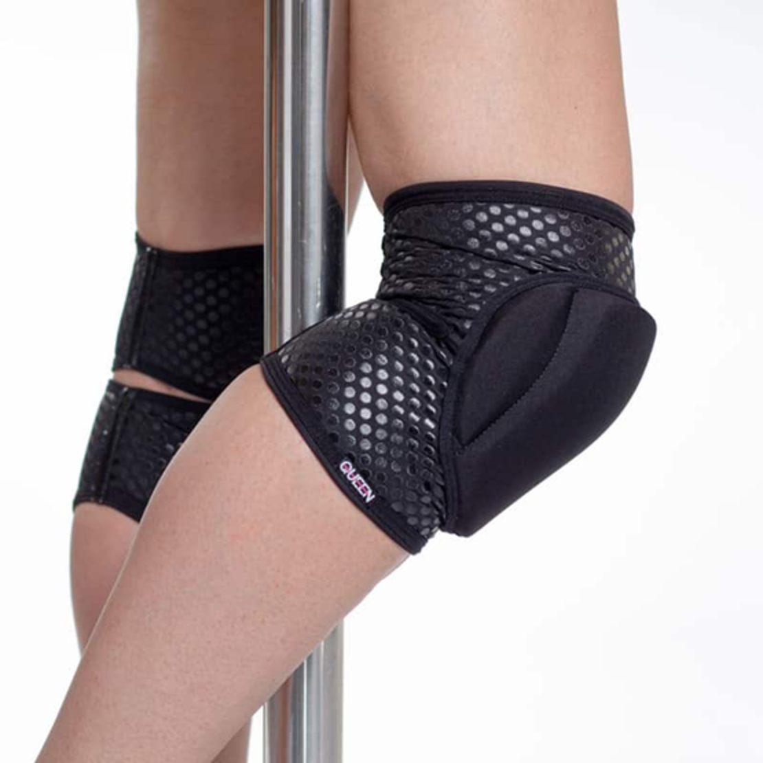Липкие наколенники Grippy knee pads – Sleek Black