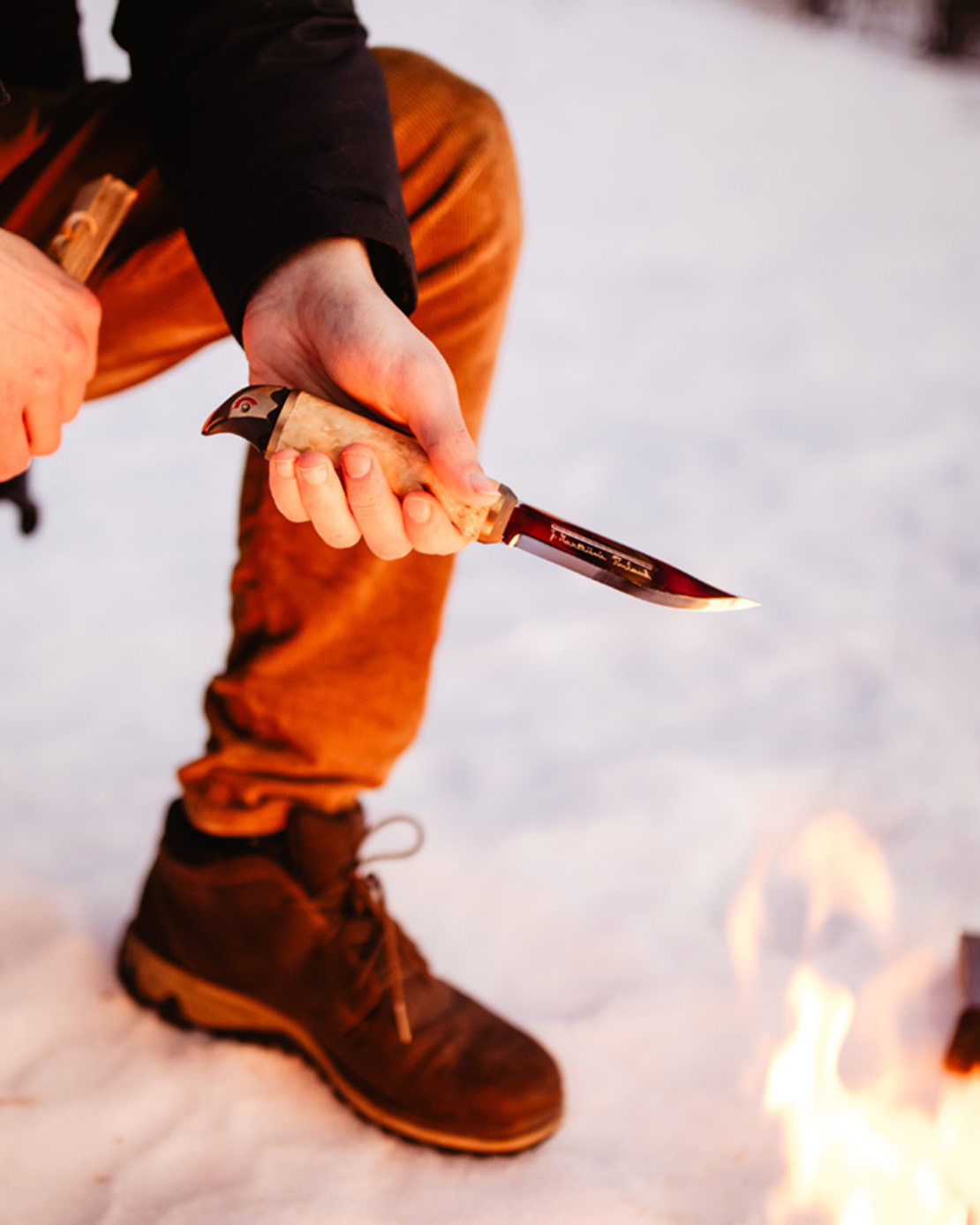 סכין ראש שכווה עץ מרטייני - MARTTIINI WOOD GROUSE KNIFE