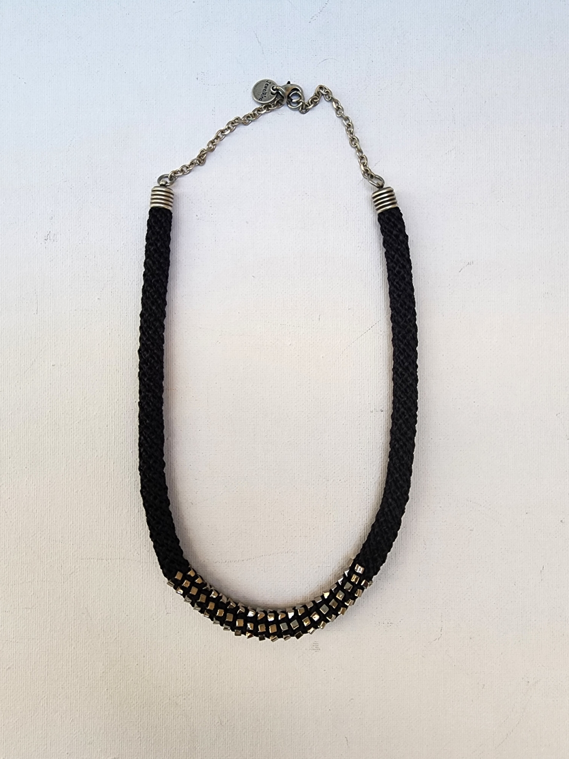 Black and Silver Necklace | Elisheva