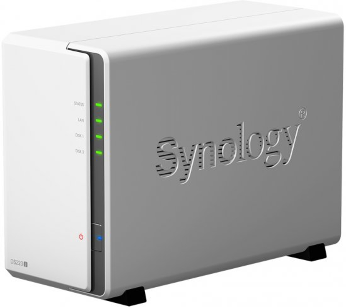 שרת אחסון NAS ללא כוננים Synology DiskStation DS220j 2-Bay