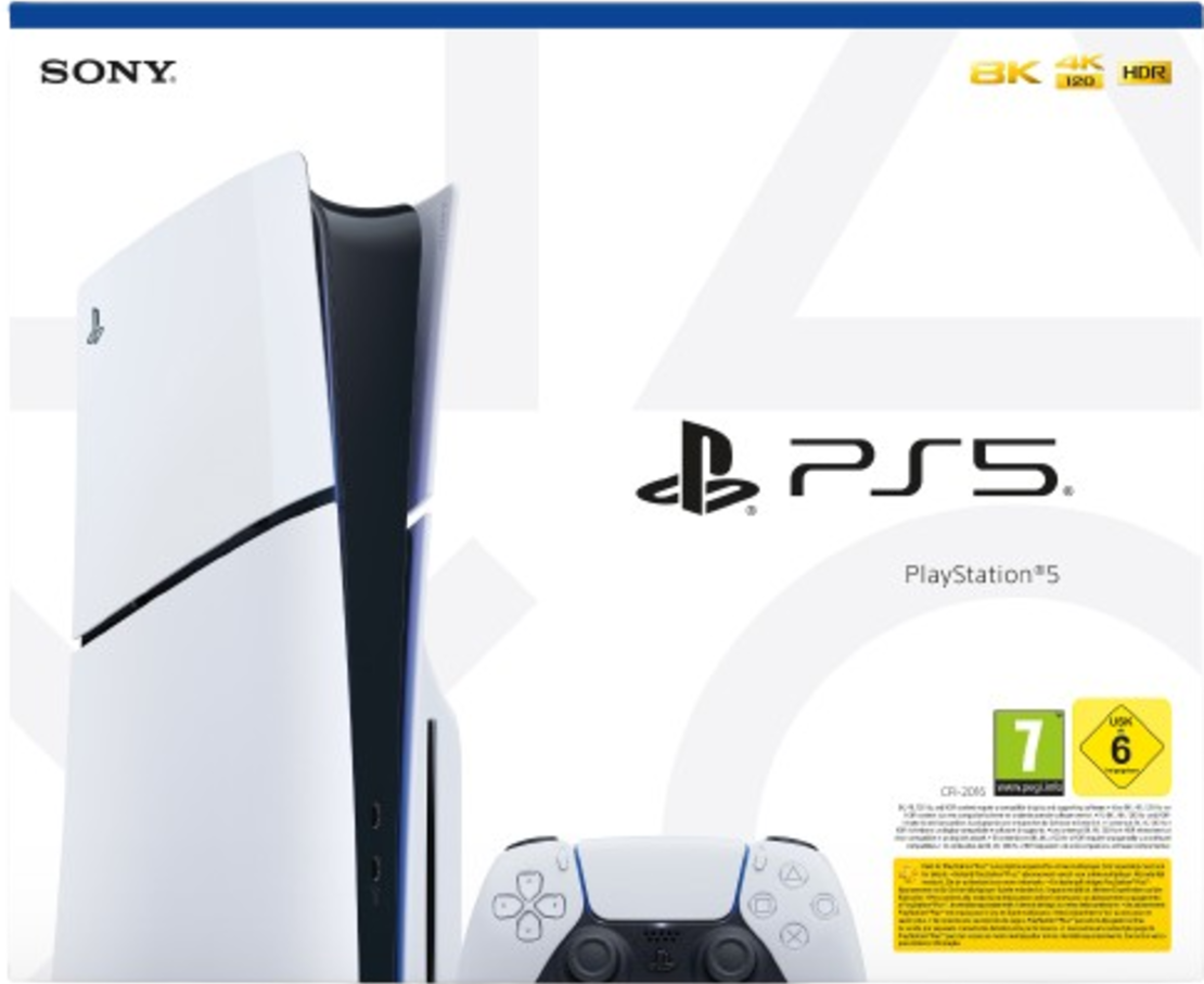 קונסולת משחק Sony PlayStation 5 Slim 1TB Bluray Edition