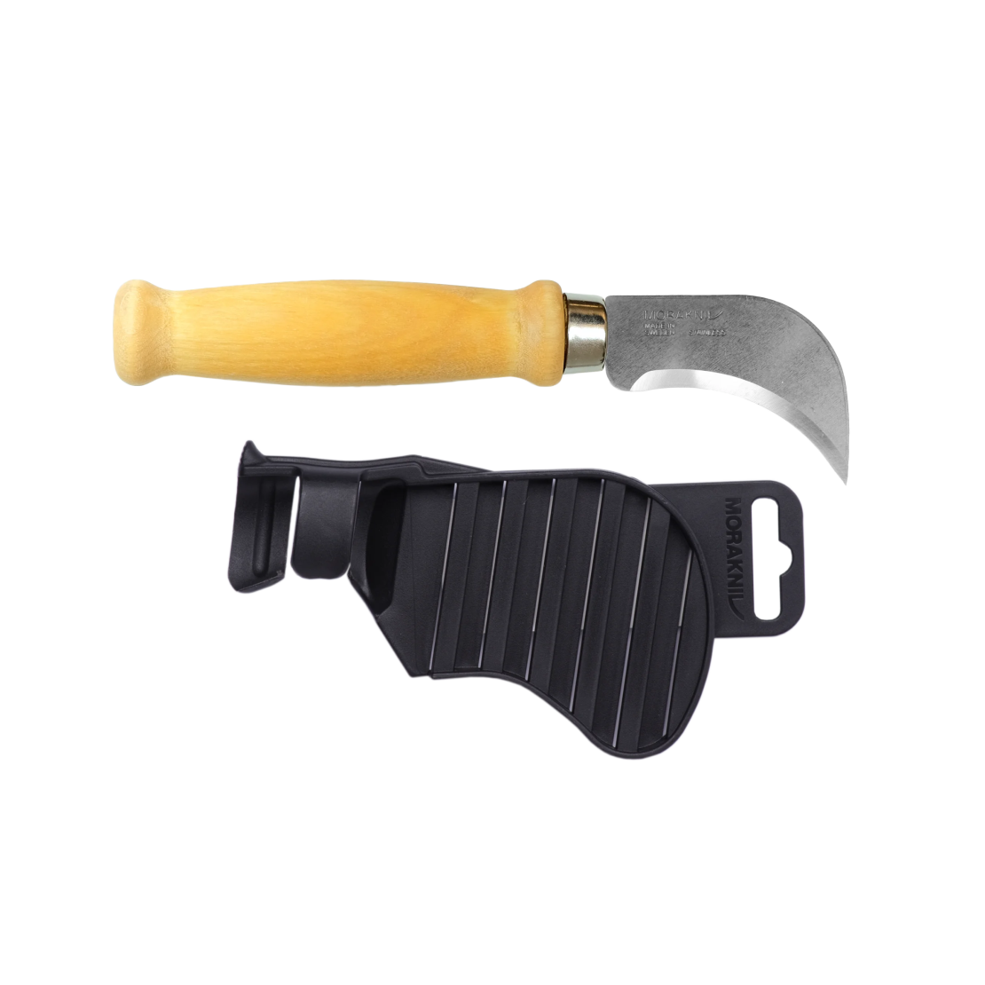 סכין קרס לעבודה ידית עץ, מורה-קניב שבדיה -  MORAKNIV ROOFING FELT KNIFE W/H