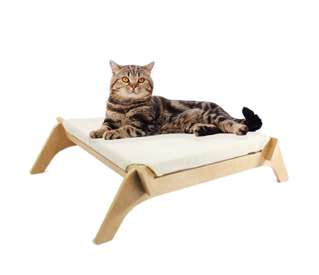 ספת מרבץ מוגבהת לחתול, קלאסיק קומפורט |  afp cat lounge