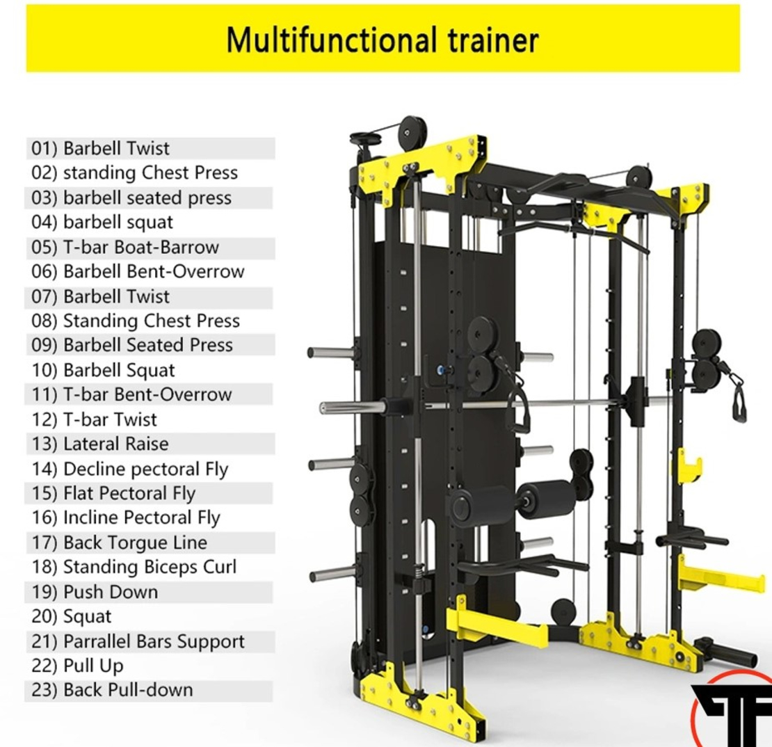 multi trainer smit machine 120 kg plate include