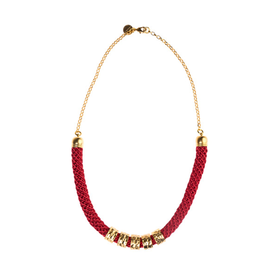 Red and Gold  Necklace | Yael