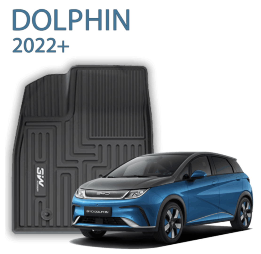 שטיחי 3w תואמי מקור ל BYD Dolphin משנת 2022