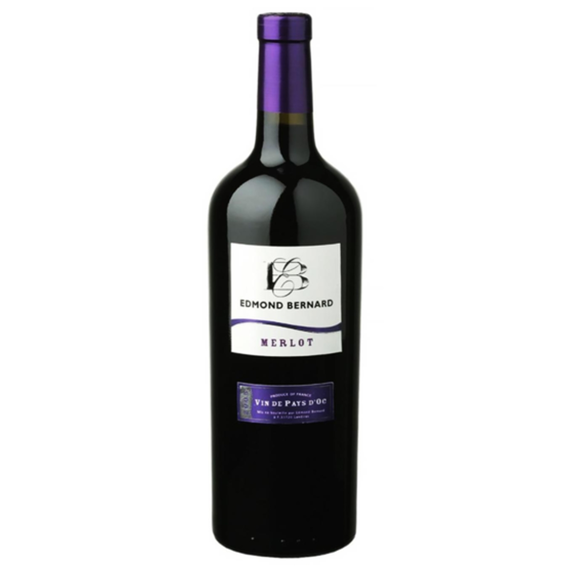 יין צרפתי אדמונד ברנארד מרלו אדום יבש 750 מ