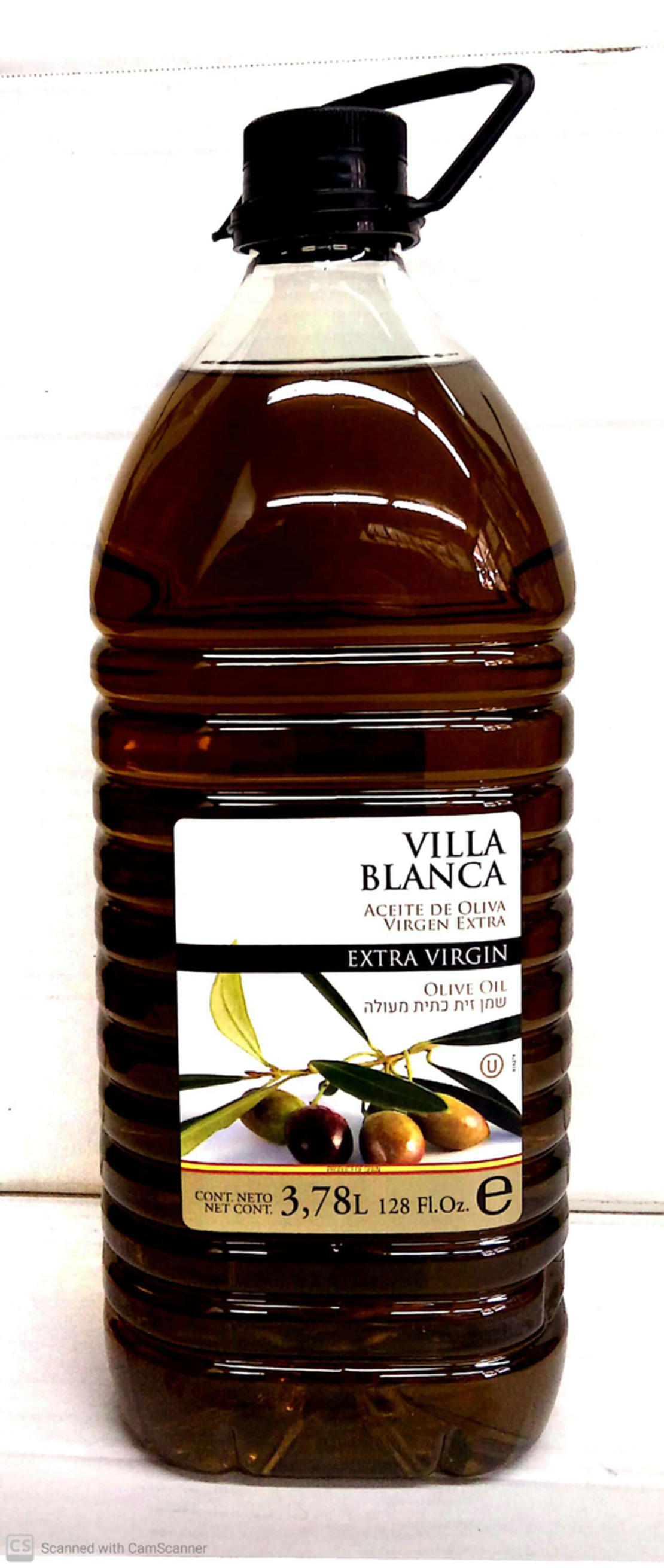 שמן זית 3.780 ליטר ווילה בלאנקה 1/3 ספרדי VILLA BLANCA