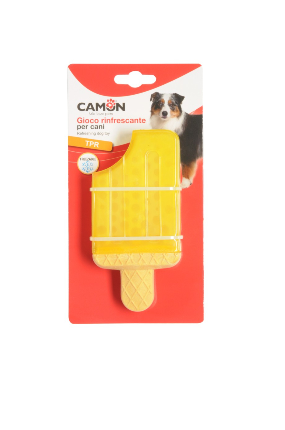 צעצוע בצורת קרטיב מיועד להקפאה לימי הקיץ