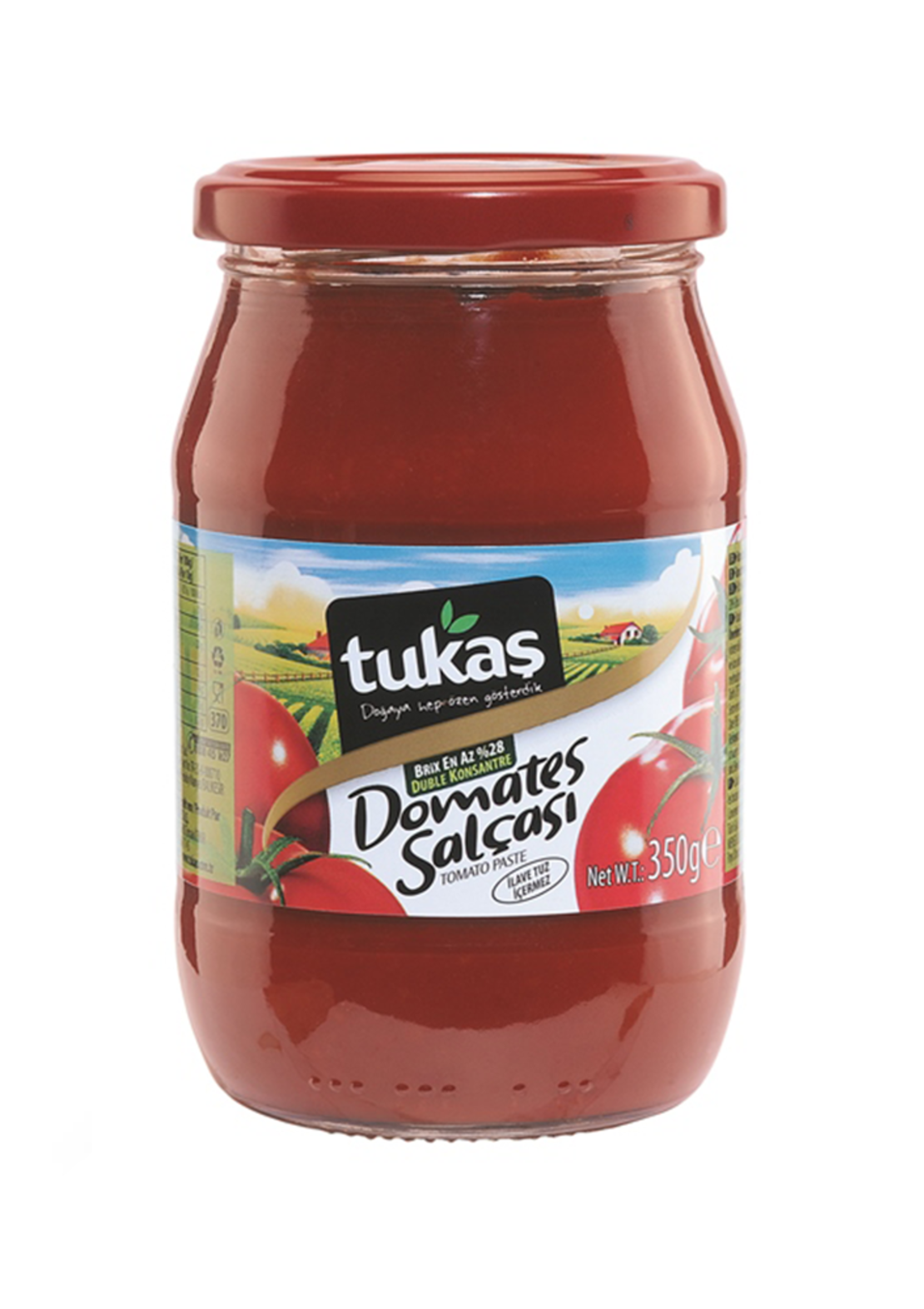 טוקאס רסק עגבניות 350 גרם רכוז28% צנצנת