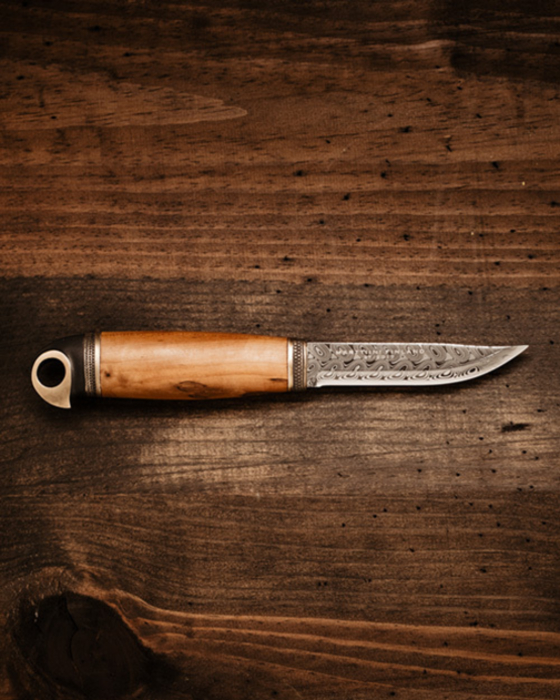סכין ראש נשר פלדת דמשק - MARTTIINI EAGLE DAMASCUS